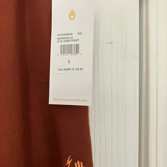 Spiritual Gangster Terracotta Lounge Pants - Picture 9 of 12